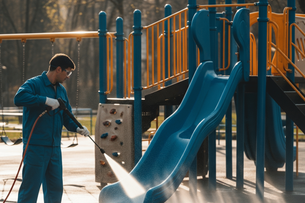 Playground Equipment Cleaning