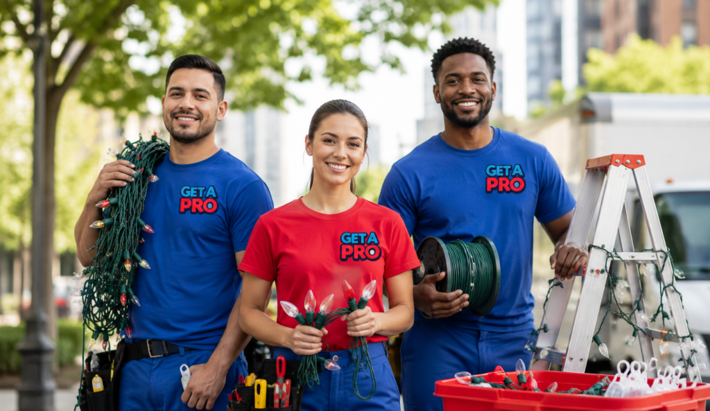 Get A PRO Holiday Lighting Team